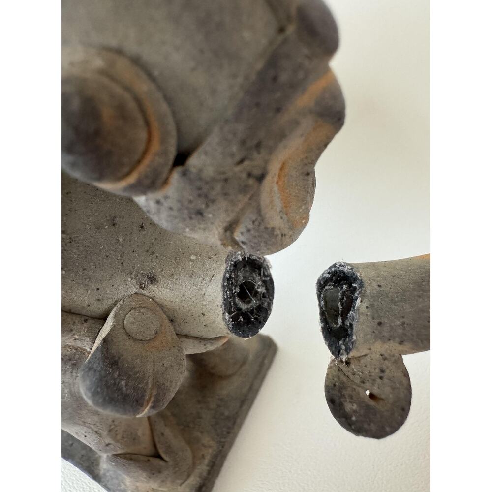 Korean Warrior Sculpture on Horse Clay Vessel Silla Master - Picture 10 of 12